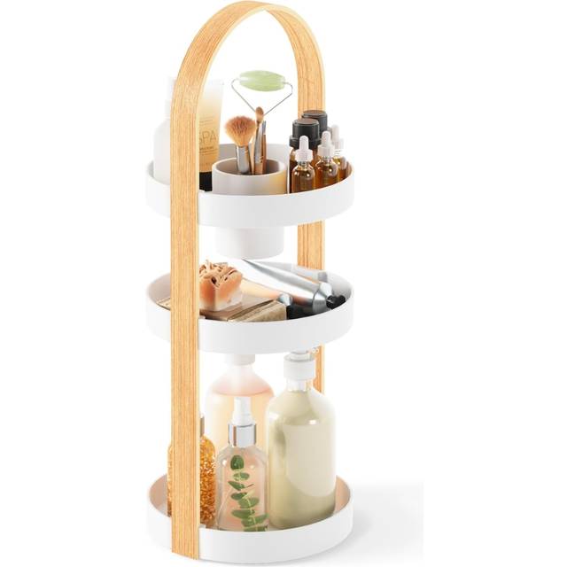 Umbra Bellwood Cosmetic Organizer (White-Natural)