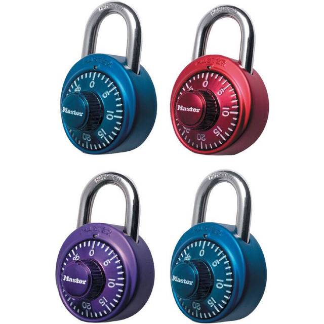 Master Lock 1530DCM Locker Lock Combination Padlock  1 count (Pack of 1) Colors may vary