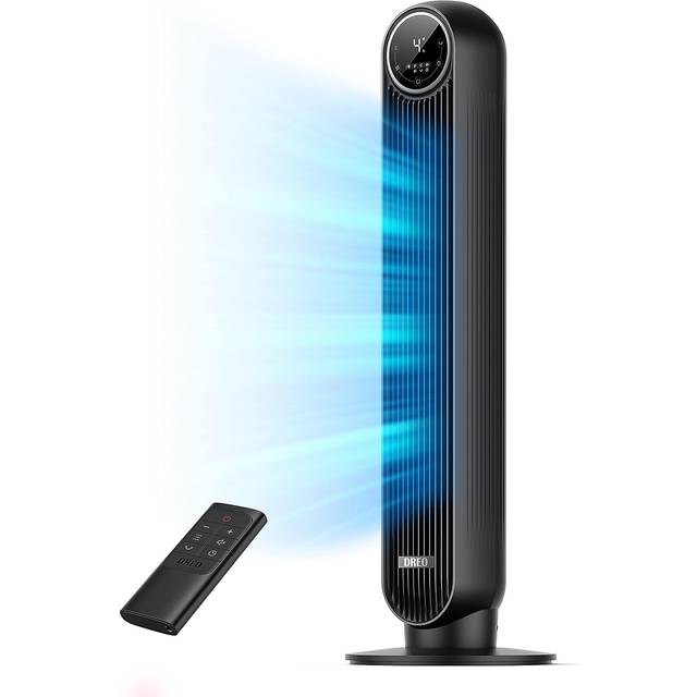 NEW-OPENED BOX Dreo Nomad One Tower Fan with Remote, 7.3m/s Velocity Quiet Cooling Fan