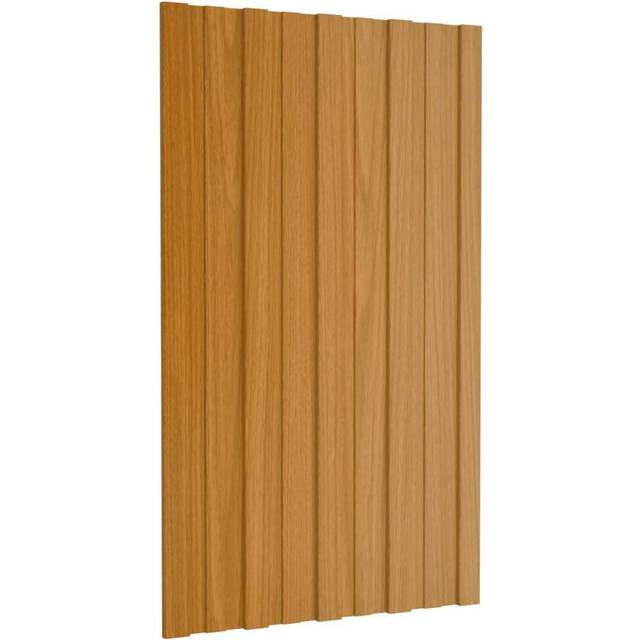 Amariana Privacy Fence - Light Brown (80cm H x 45cm W x 0.02cm D)