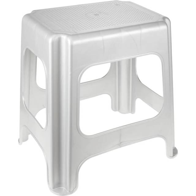 keeeper Maxi-pall, Med halksäkra gummiytor, Polypropylen, 41 x 33,5 x 42,5 cm, Max, silver