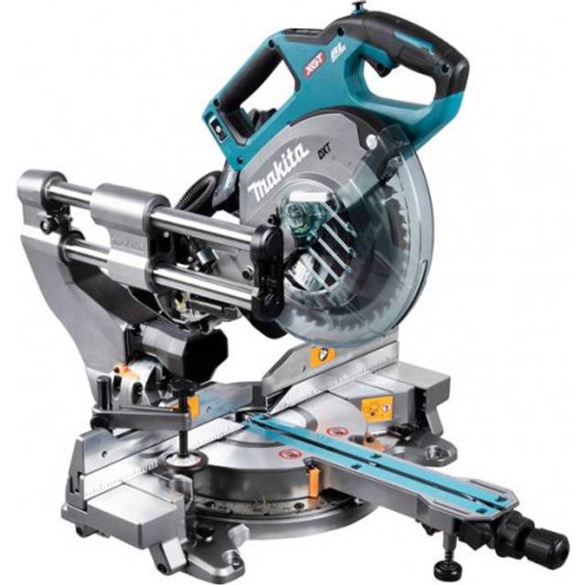 Makita LS002GD202 40V Max XGT 216mm Slide Compound Mitre Saw With 2x 2.5ah 40V Batteries