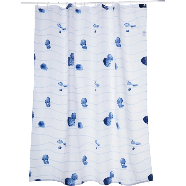 Duschdraperi Kleine wolke Miami blue 180x200 cm