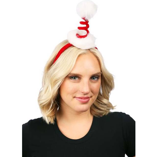 Cocktail Red Springy Santa Headband | Christmas Headbands - Red&#47;White (One-Size)
