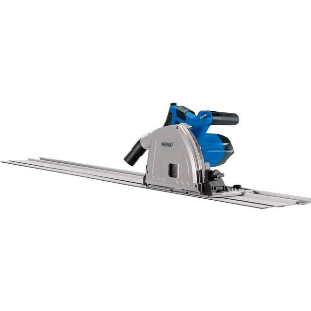 230V Plunge Saw with Guide Rails, 165mm, 1200W
