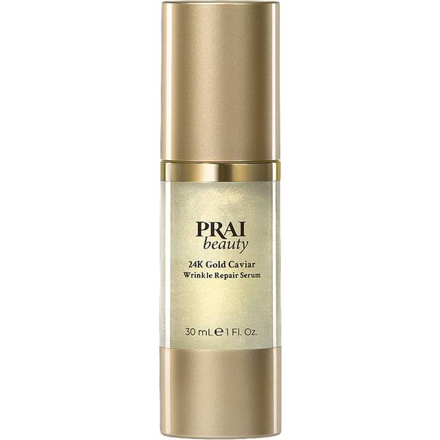 24K guld från Prai Wrinkle Repair Day Serum 30ml - Deep Hydrating Express Facelift Serum för smidig hud som ser yngre ut
