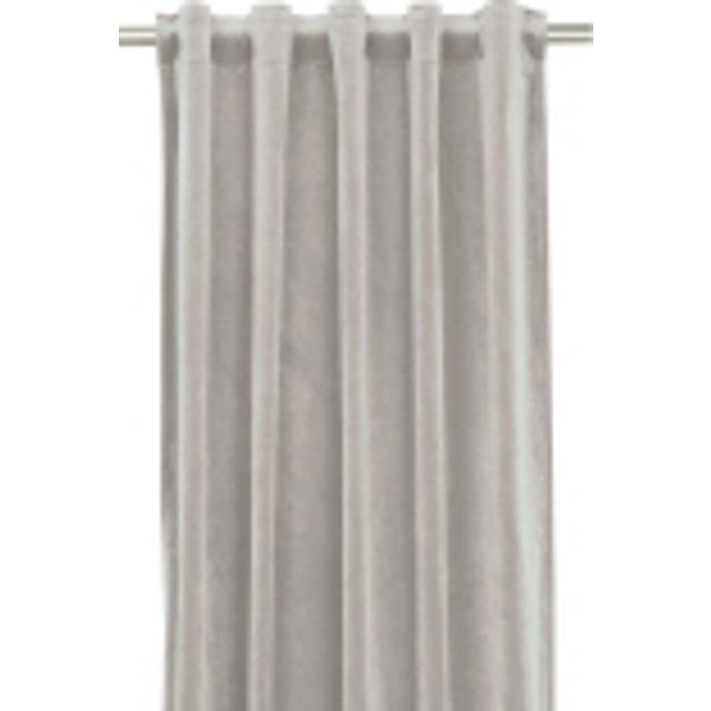 Elise multibandslängd 2-pack Sammetsgardin, Silver, 135x280