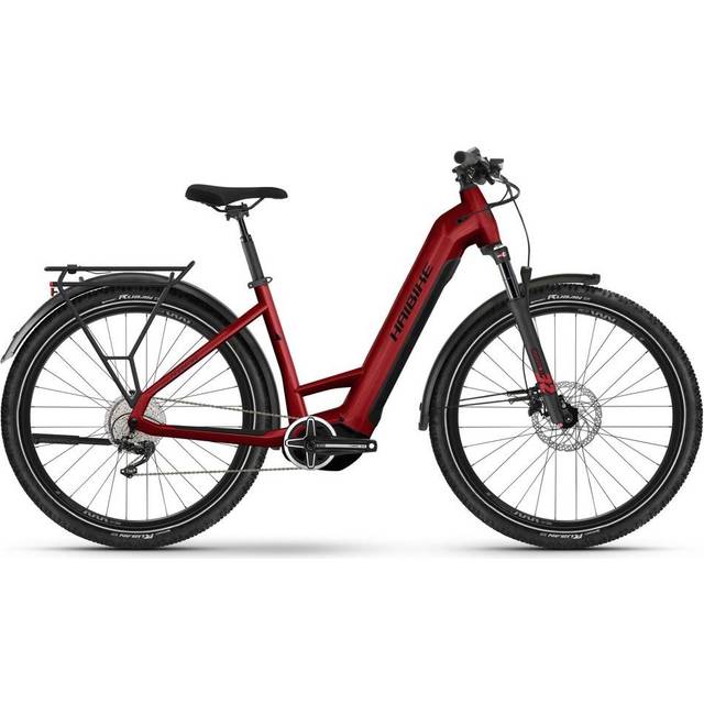 Haibike Trekking 5 High M (45cm) Röd Elcykel Hybrid 2024