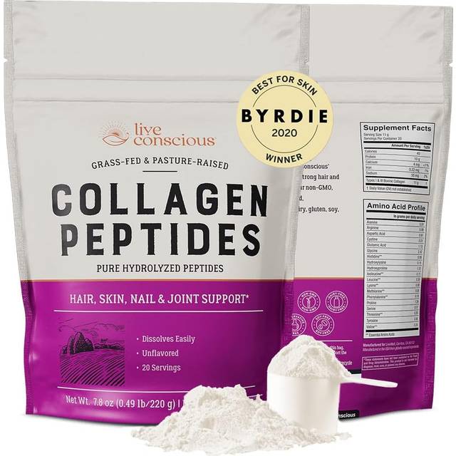 Live Conscious  Collagen Peptides  Unflavored  7.8 oz (220 g)