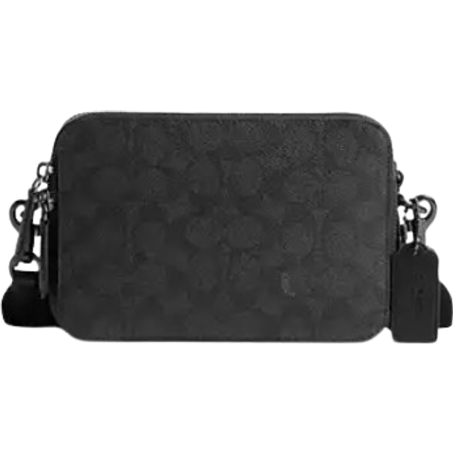 Coach 1941 Black Charter Crossbody Bag - CHARCOAL - UNI