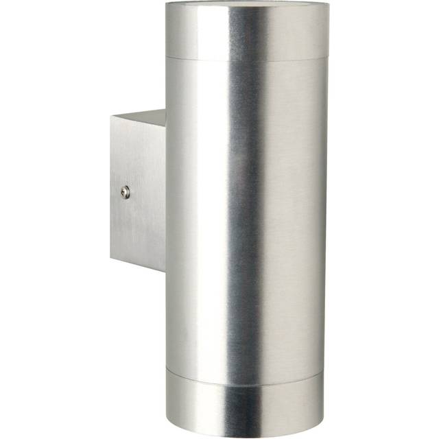 Nordlux Tin Maxi Outdoor IP54 Up and Down Wall Light in Aluminium
