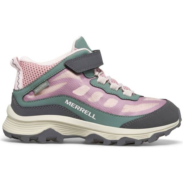 Merrell Unisex barn Moab Speed Mid a/C WTRPF vandringssko, Dammig olivrosa, 36 EU