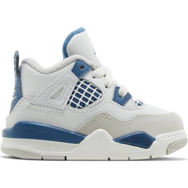 Nike Air Jordan 4 Retro Industrial Blue TD Off White Neutral Grey Military Blue Price