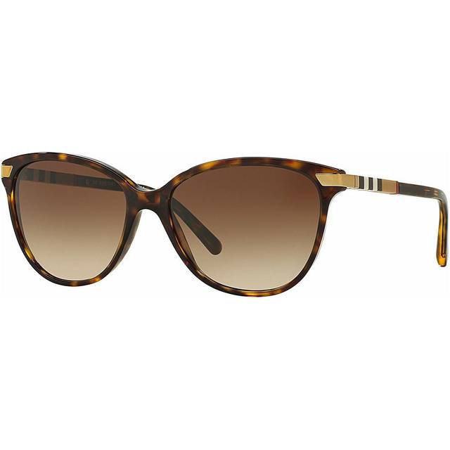 Burberry BE 4216 3002/13, BUTTERFLY Sunglasses, FEMALE, available with prescription - Havana