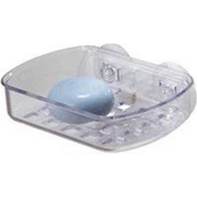 Inter-Design Soap Dish Suction Clear 19600