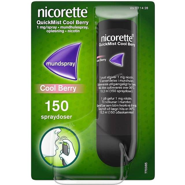Nicorette QuickMist Cool Berry 1mg/spray Mouthspray  Single Pack