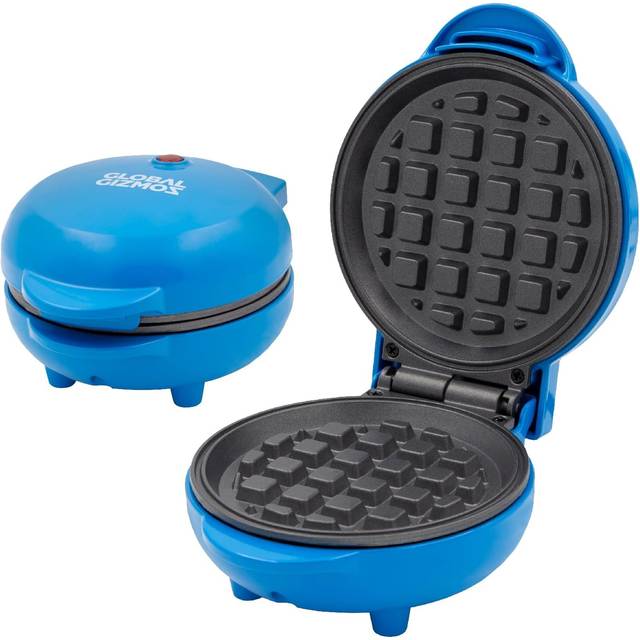 Global Gizmos 12cm Waffle Maker - Blue