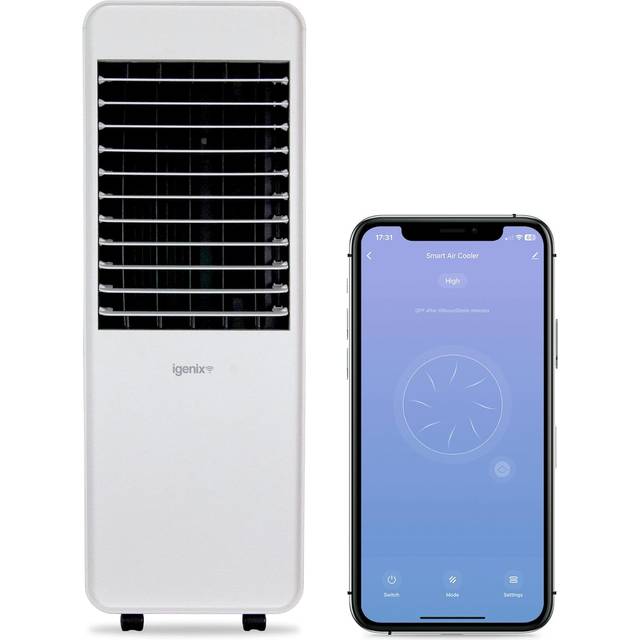 IGENIX IGFD7010WIFI Smart Air Cooler & Humidifier - White, White