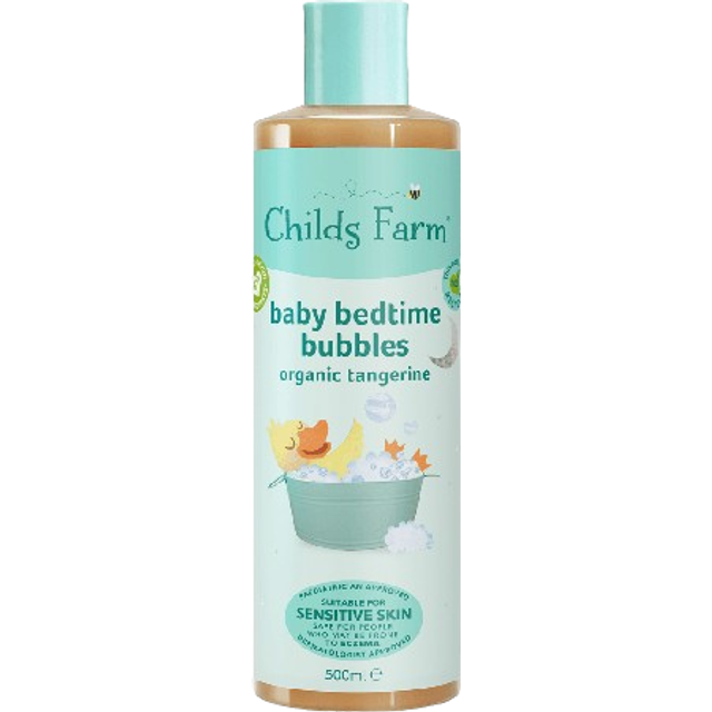 | Baby Bedtime Bubble Bath 500ml | Organic Tangerine | Gently Cleanses & Soothes | Suitable for Newborns with Dry, Sensitive & Eczema-prone Skin