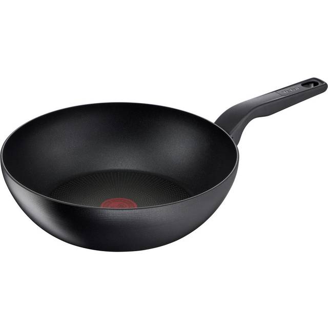 Tefal - Hard Titanium Pro Wokpanna 28 cm Svart