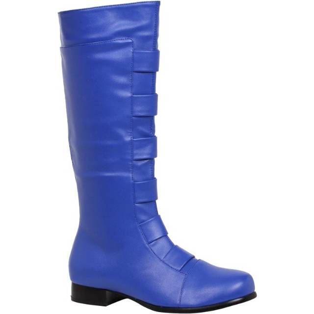 Blue Superhero Boot for Adults (S)
