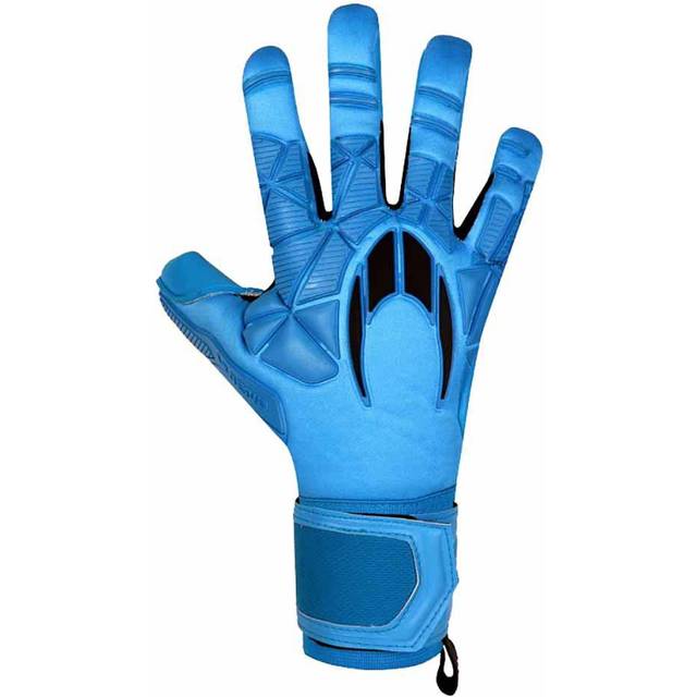 HO Soccer SSG Legend Ergo Gecko Blå Skin Målvaktshandskar, Unisex Vuxen, Blå/Svart, 9,5
