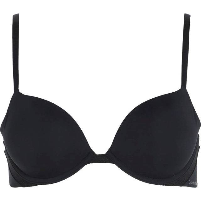 Calvin Klein push-up BH, svart, Storlek: 70D, Kvinnor