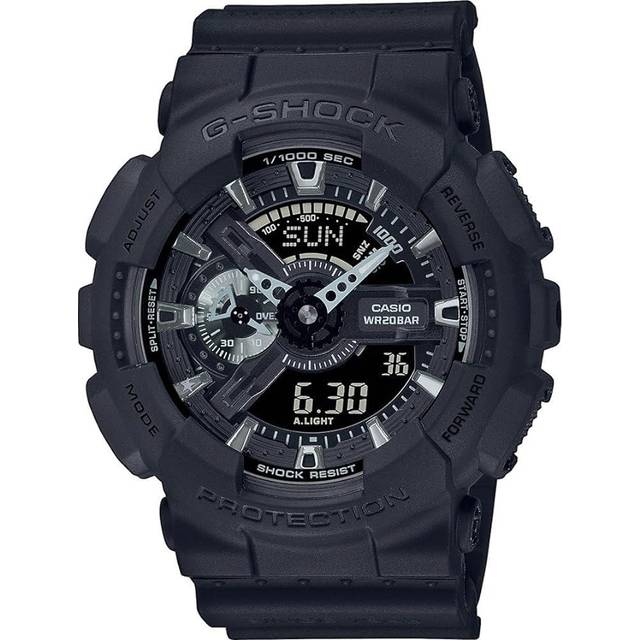 Casio G-SHOCK GA-114RE-1AER Men's Analog-Digital Watch - Black Resin Strap