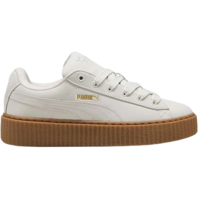 Puma Creeper Phatty Nubuck Unisex White Trainers - Size UK 3