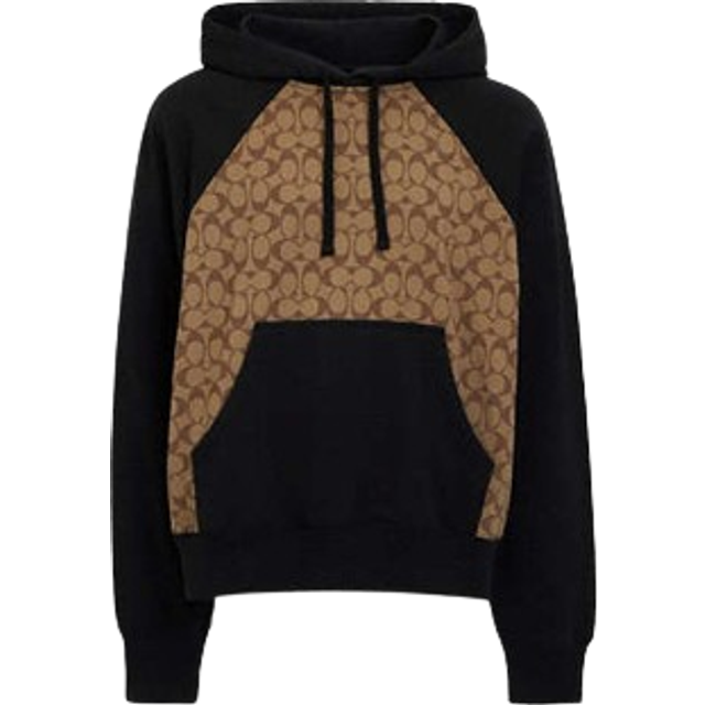 Mens Coach signature hoodie SZ L store MSRP $328