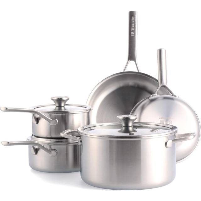 Merten & Storck Tri-Ply Stainless Steel 8 Piece cookware Pots & Pans S