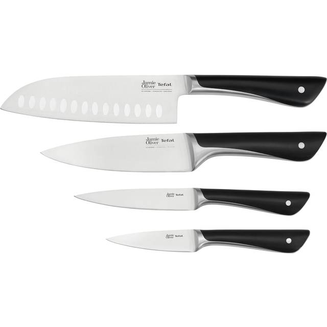 Jamie Oliver by Tefal Stainless Steel Kitchen Knife Set, 4 Piece