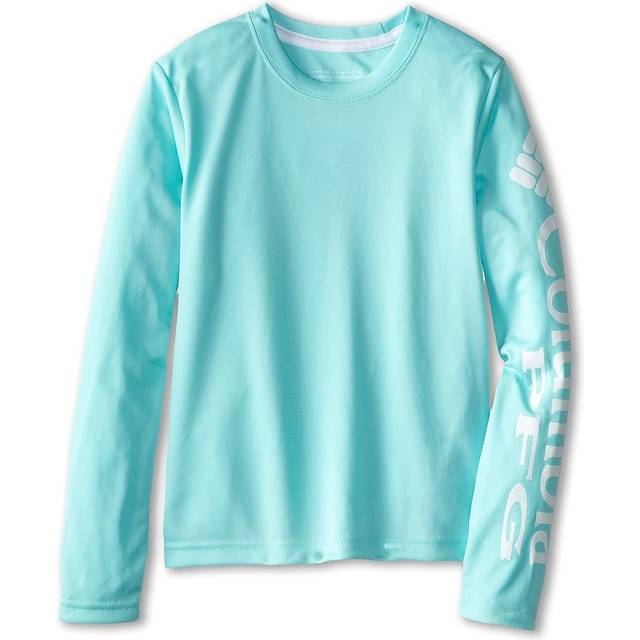 Columbia Boys' PFG Terminal Tackle Long Sleeve Shirt- - Blue (XXS)