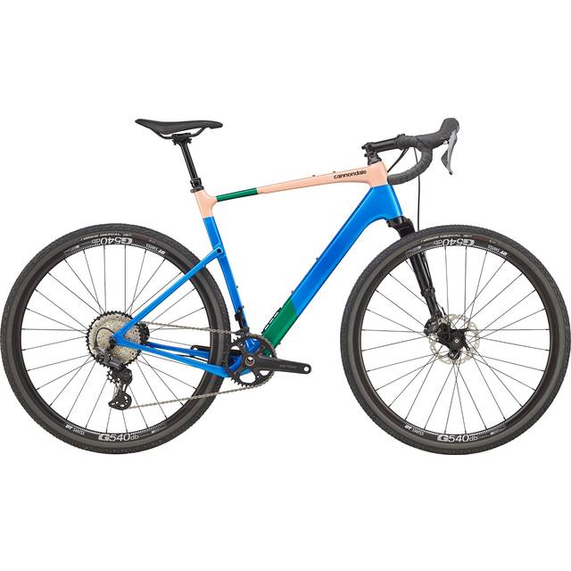 Gravelbike Cannondale Topstone Carbon 2 Lefty Blå XS 2024