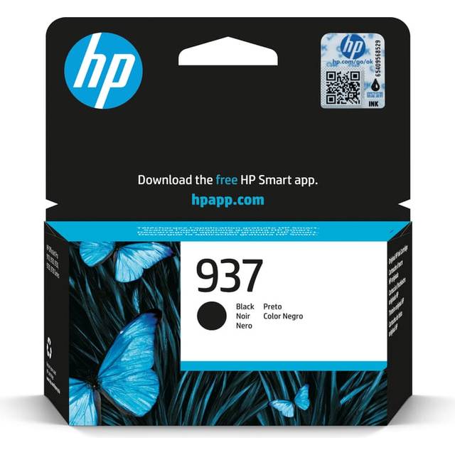 HP 937 (4S6W5NE) svart bläckpatron (original)