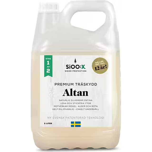 SIOO:X Träskydd Altan, steg 1, 5 L