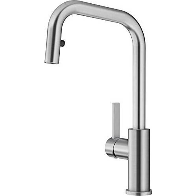 BLANCO 526614 Jandora-S Kitchen tap, Brushed Stainless Steel