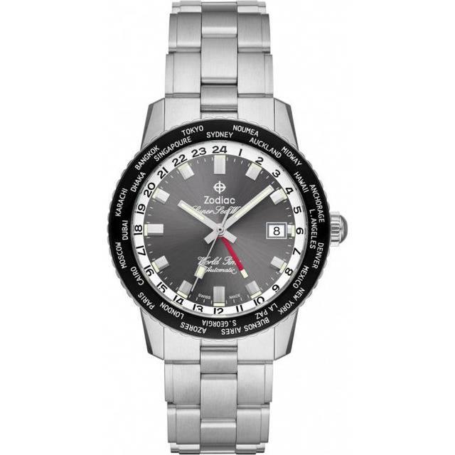 Zodiac Watch Super Sea Wolf World Time GMT