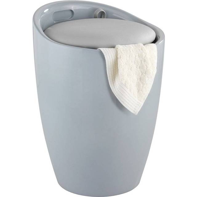 Candy Laundry Basket - Blue (50.5cm H X 36cm W X 36cm D)