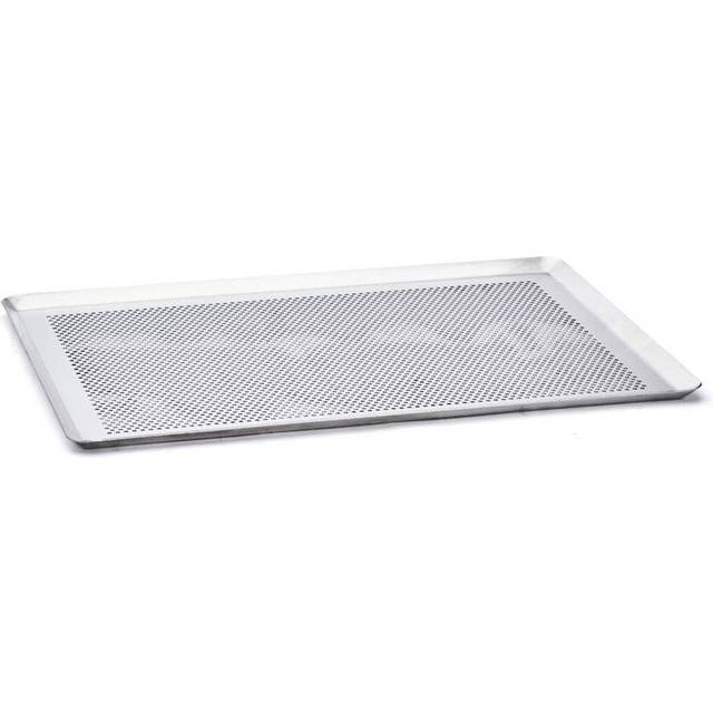 de Buyer baking sheet 40x30 cm perforated / with slanted edges - aluminum