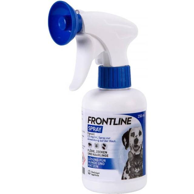 Frontline vet., kutan spray, lösning 2,5 mg/ml 250 ml