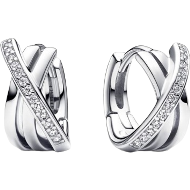 Pandora Creolen Pandora Signature 293150C01 - silber