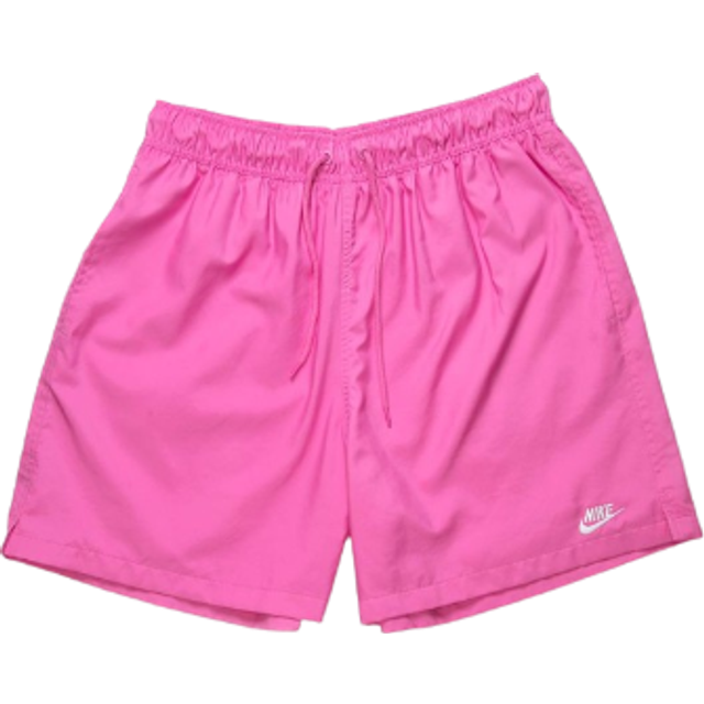 White and pink nike shorts hotsell