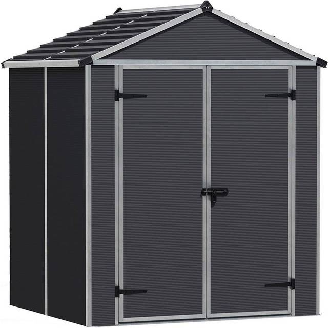 Förråd Canopia Rubicon 2,8M² Mörkgrå