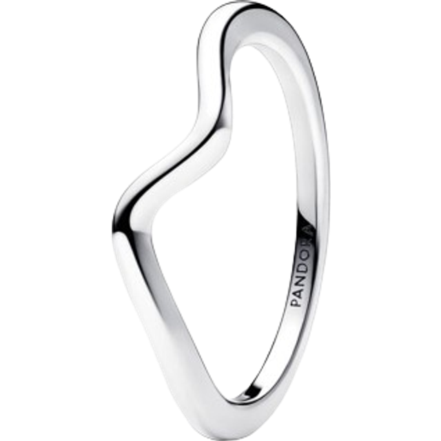 Pandora  Rings Polished Wave Ring 193095C00