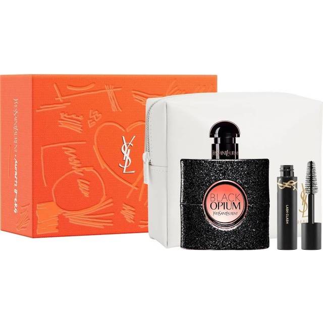 Yves Saint Laurent Black Opium Gift Set 50ml EDP + 2ml Lash Clash Mascara + Pouch