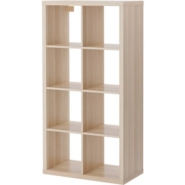 KALLAX Shelving unit, white stained oak effect77x147 cm
