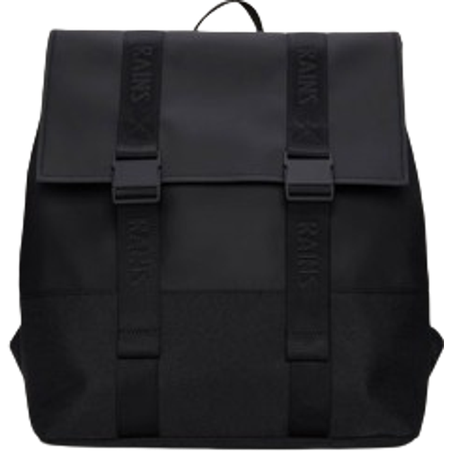 Rains, Backpacks, male, Gray, ONE SIZE, Waterproof Backpack with Roll-Top Straps