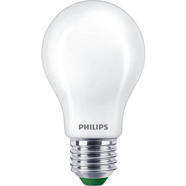 Philips Ultra Efficient 4W E27 LED Classic Bulb, Frosted