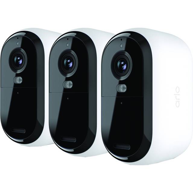 ARLO Essential 2K Quad HD WiFi Security Camera - 3 Cameras, White, White